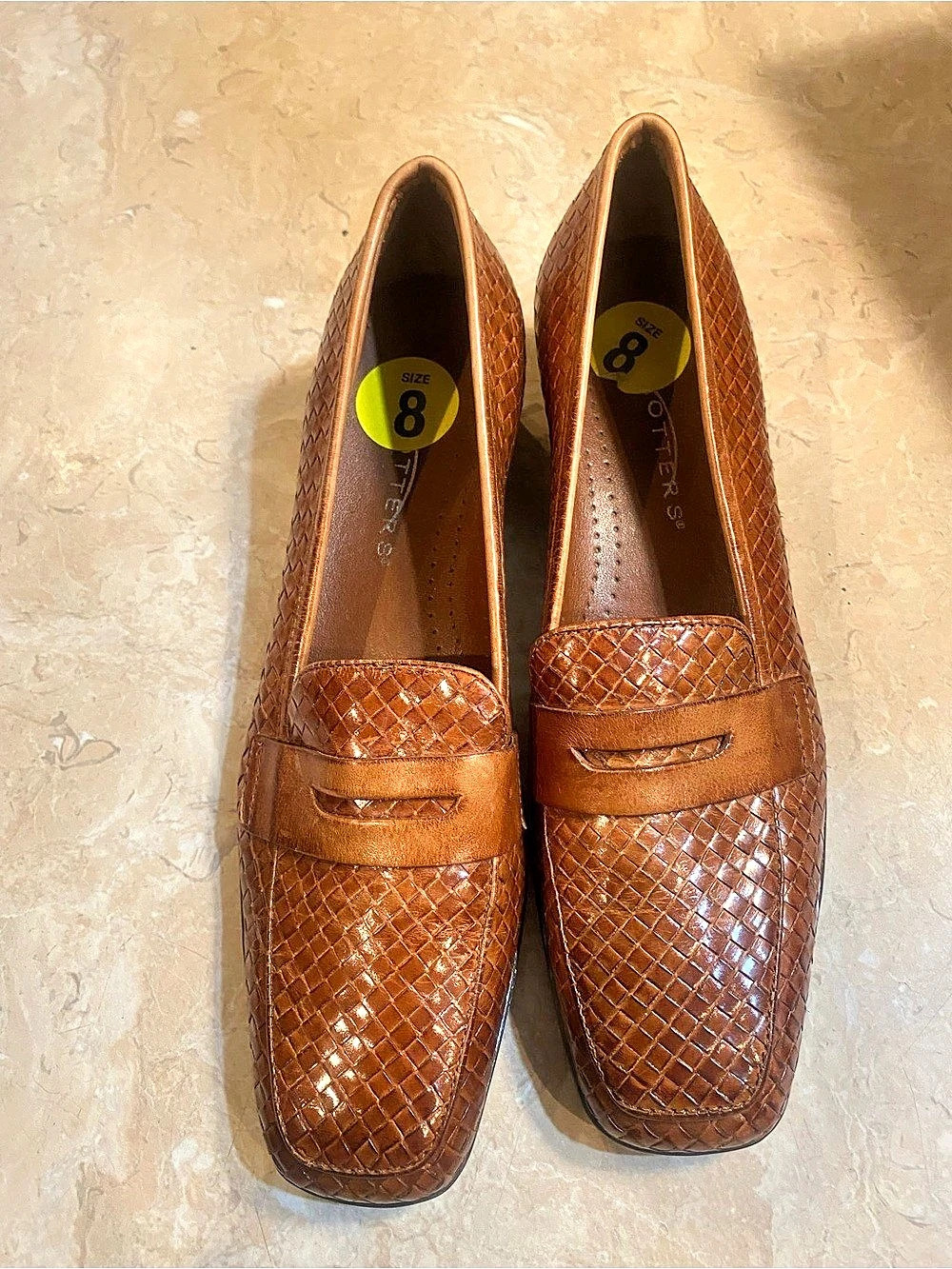 Trotters Liz Woven Loafer Brown US 8